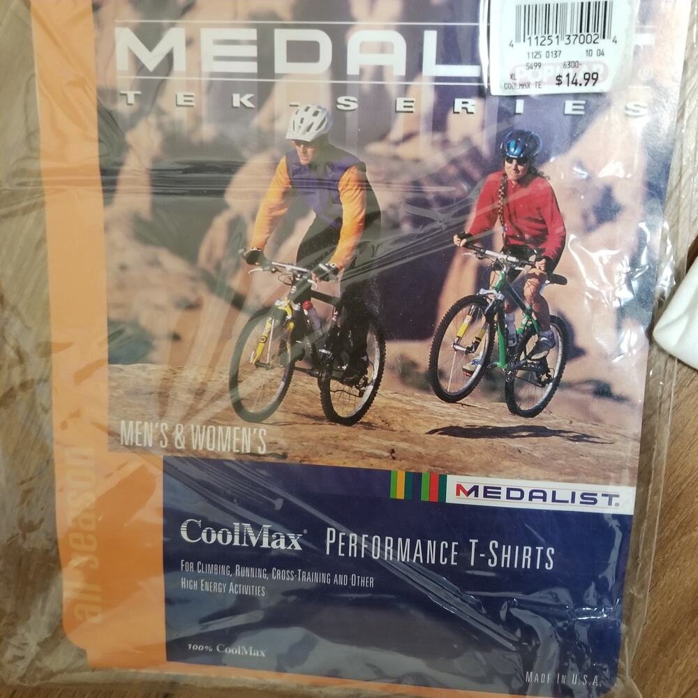 NWT's - Men's Medalist Tek Series CoolMax Performance T-Shirts Size XL (46-48)